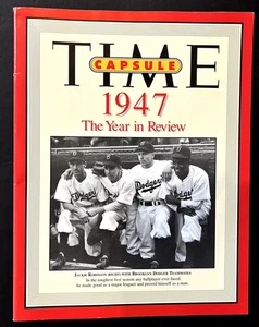 Time Capsule Magazine 1947 The Year In Review 1997 Magazine Jackie Robinson - Picture 1 of 3