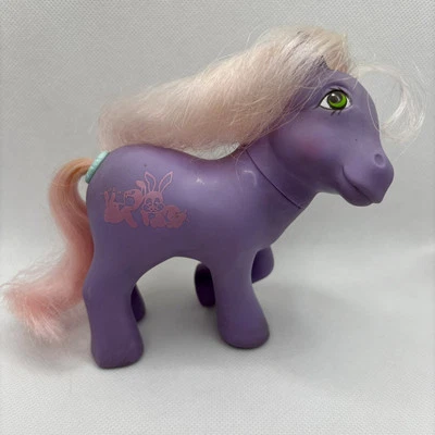 My Little Pony MLP G1 Romper Happy Tails 1984 Hasbro Working Squeezer Tail VTG - Image 1 of 4