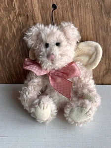 Peluche orso ragazzo gatto angelo decorazione natalizia gattino gattino vintage con etichetta - Foto 1 di 5