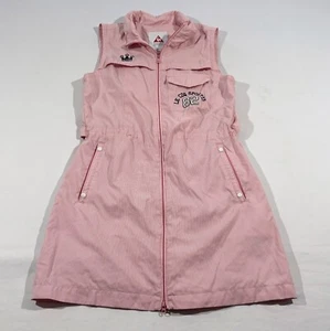 Vestido Vintage Años 90 Le Coq Sportif Golf Colección Rosa Rayas Sin Mangas Cremallera XS - Imagen 1 de 14