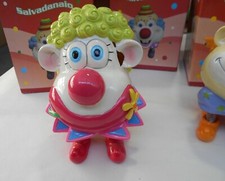 SALVADANAIO PAGLIACCIO IN CERAMICA 18CM - REGALO - NUOVO