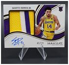 2022-23 Panini Immaculate #PPA-SPJ Scotty Pippen Jr Premium Patch Auto RC #41/50