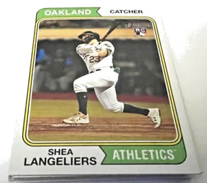 2023 Topps Heritage A'S ROOKIE LOT 12x SHEA LANGELIERS     RC - Picture 1 of 1