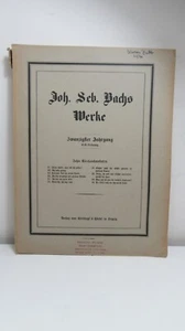 Bachs Werke, Zwanzigster Jahrgang, Twentieth Year, Breitkopf & Hartel - Picture 1 of 12
