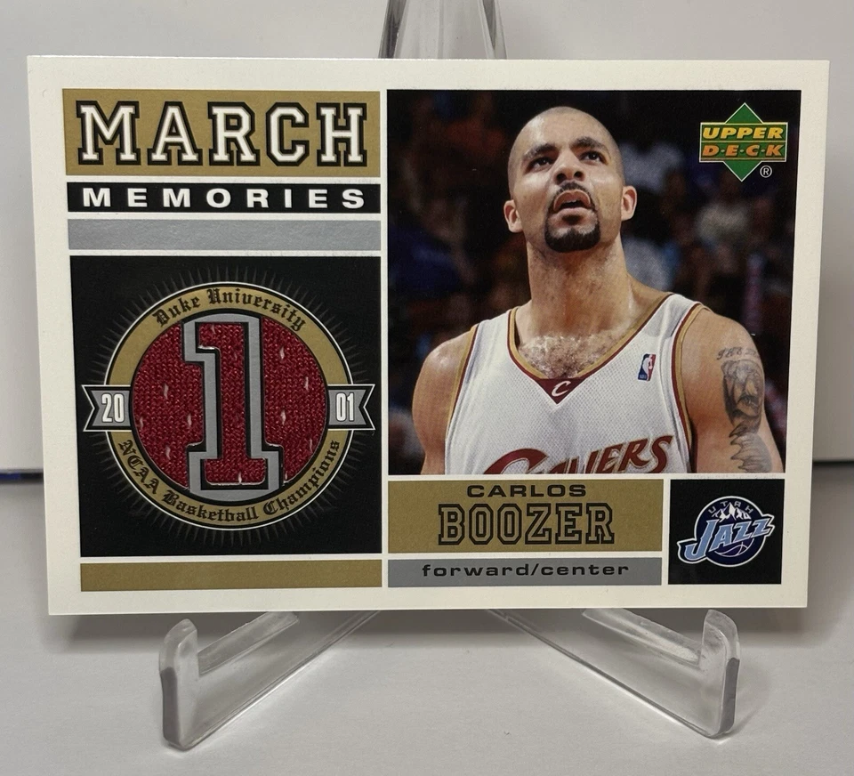 CAMISETA CARLOS BOOZER 2004 CUBIERTA SUPERIOR MEMORIA MARCHA DUQUE 2001 CAMPEONES NACIONALES Foto 1 de 1