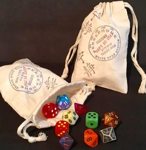 Firefly Serenity Inspired Persephone Customs Game Dice Props Favors Bag 1 piece  - Picture 1 of 11