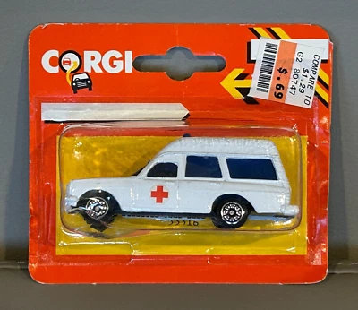 Ambulancia Corgi Juniors 1986 Mercedes Benz 2200 Binz Gran Bretaña Whizzwheels Foto 1 de 4