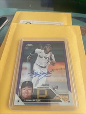2023 Topps Chrome Ji Hwan Bae Purple Rookie Card Auto /250