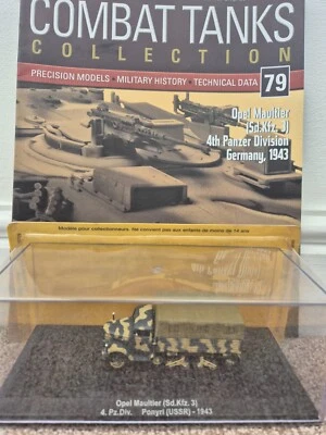ALTAYA DEAGOSTINI 1/72 OPEL MAULTIER SD.KFZ.3 USSR 1943 DIECAST WW2 TANK + MAG - Image 1 of 3