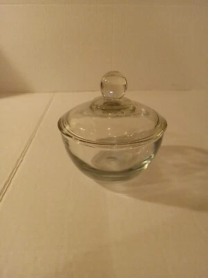 Anchor Hocking Sugar Bowl With Lid 8oz Presence Clear Glass - Image 1 of 4
