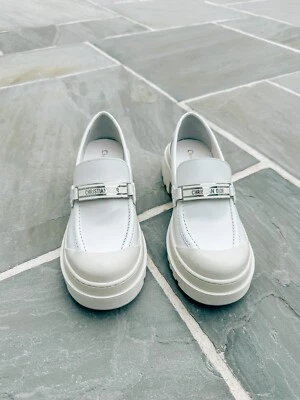 Christian Dior щеткой телячьей кожи код мокасины белый размер 40 - Изображение 1 из 4