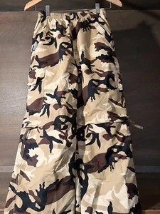 IVORY TORCH Track REVERSABLE Pants Boys /BEIGE Size XL 14-16 NWOT ZIP TO SHORTS - Picture 1 of 12