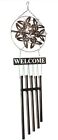 Wind Chimes, 41" Butterfly Outside Chimes, Deep Tone w/ Metal Tubes Soft Melody