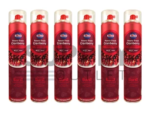 6x Nilco H12 CRANBERRY Scented Powerfresh Air Freshener Professional Clean 750ml - Picture 1 of 2