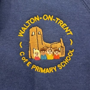 WALTON-ON-TRENT SCHOOL UNIFORM. T-SHIRTS, JUMPERS, CARDIGANS - Picture 1 of 8