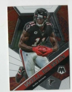 Panini Mosaic Football 2020 voluntad de ganar Julio Jones Atlanta Falcons #WW8 - Imagen 1 de 2