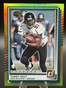 2025 Donruss Torry Holt #119 SSP /81  81x81x81 - Jaguars - Gold - Picture 1 of 3