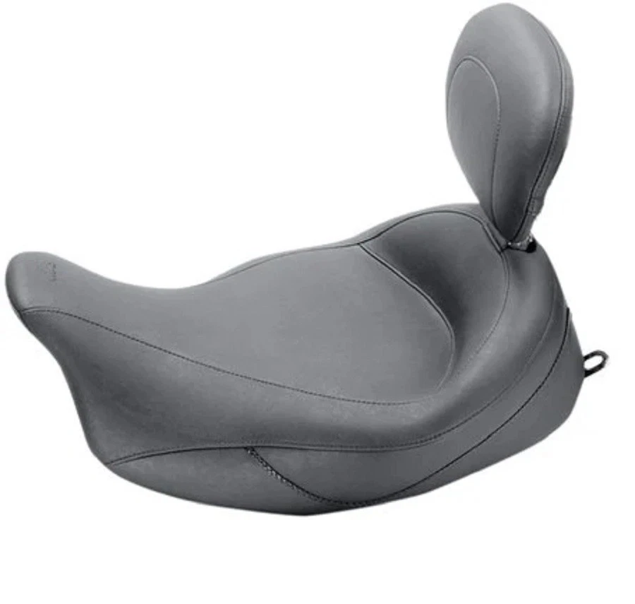 Asiento Mustang Super Solo vintage con respaldo 79446 para Harley Davidson FL 08-24 Foto 1 de 1