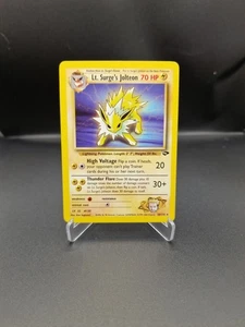 Lt. Surge's Jolteon 28/132 Gym Challenge RARE Non-Holo WOTC - Bild 1 von 2