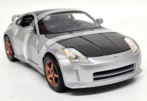 Maisto 1/18 Nissan 350Z Nismo Custom Silver Diecast Scale Model Car - Picture 1 of 7