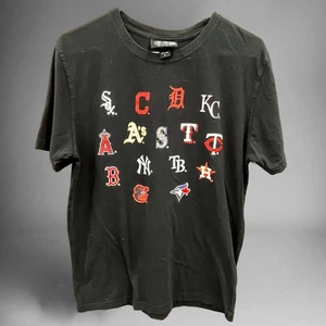 Camicia manica corta MLB baseball loghi stampa all over nuova era E-06 - Foto 1 di 8