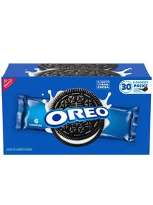 OREO Chocolate Sandwich Cookies, 2.4 oz., 30 pk. - Picture 1 of 4