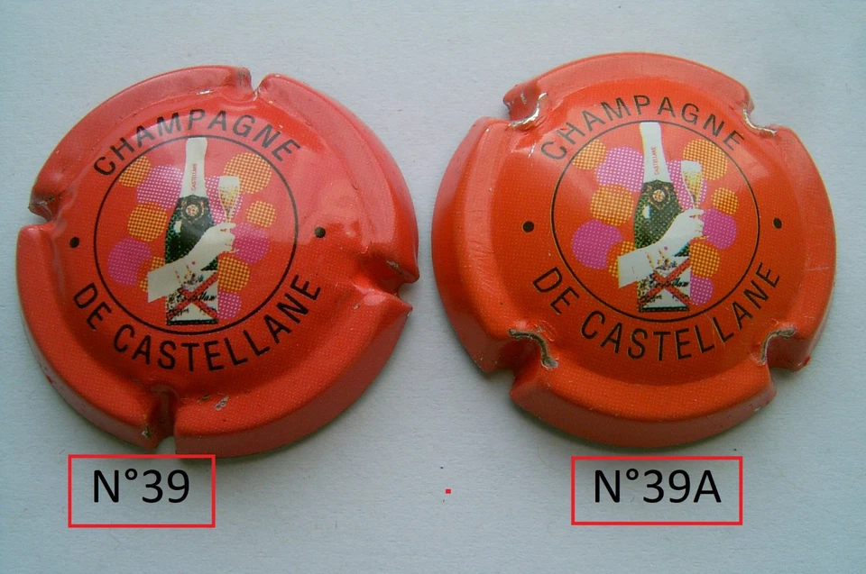 Capsules Champagne...PEU COMMUN, DE CASTELLANE  ... en l'état,  BIEN VOIR PHOTO. - Photo 1/1