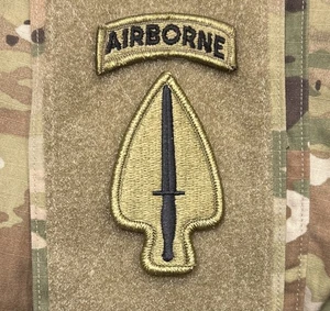 US Army USASOC Patch OCP w/ Hook/Tab Special Operations Command ACU - Picture 1 of 1