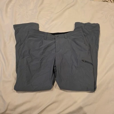 Pantalones Eddie Bauer Mujer Micro Polar Forrados Ranier Pantalones Grafito Talla 12 Foto 1 de 4