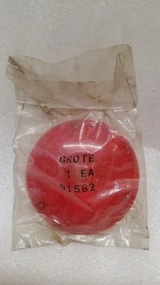 Grote 9158 Red Marker Replacement Lens 4" New In Packaging - Imagem 1 de 3