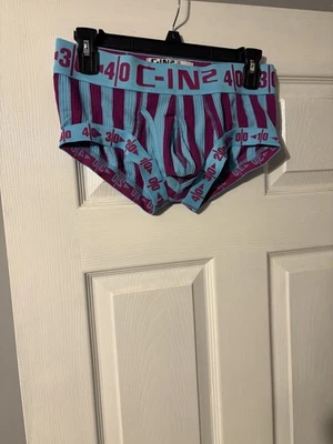 C-IN2 Para hombres H+A+R+D Flly Front Trunks Ropa Interior Talla L Verde - ¡NUEVO CON ETIQUETAS! Foto 1 de 4