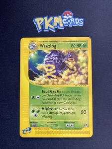 Juego de cartas coleccionables Pokémon Weezing Expedition 70/165 regular raro LP. - Imagen 1 de 3