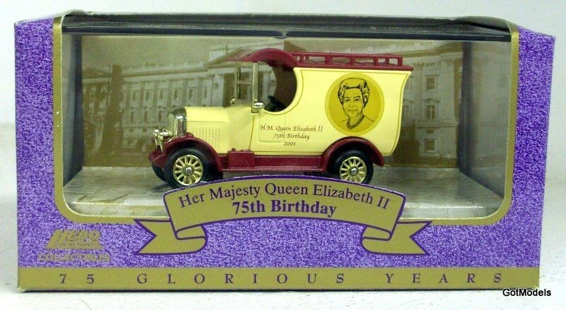 LLEDO - DG050041 BULLNOSE MORRIS VAN - QUEEN ELIZABETH 75TH BIRTHDAY - Image 1 of 1