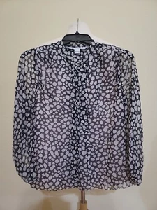 Blusa Diane von Furstenberg 100 % seda talla 4, descuento por defectos, por favor leer - Imagen 1 de 24