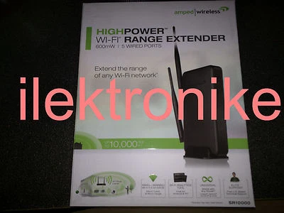 New Amped Wireless High Power Wi-Fi Smart Repeater & Range Extender SR10000  - Image 1 of 2