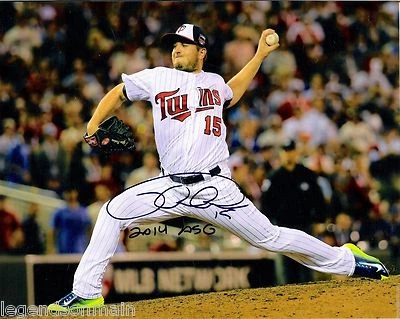 Foto autografiada firmada por Glen Perkins de los gemelos de Minnesota 8x10 certificado de autenticidad LOM (PH834) Foto 1 de 2