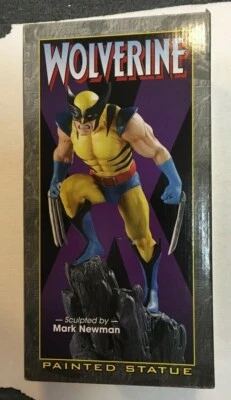 ESTATUA AMARILLA WOLVERINE 2001 POR BOWEN DESIGNS Nueva SELLADA DE FÁBRICA 270/3500 Foto 1 de 4