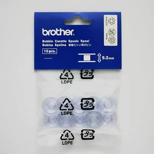 Genuine Brother Sewing Machine Plastic Bobbins 9.2mm XA3812151 (10 Pack) - Picture 1 of 1
