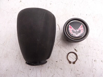 Perilla de cambio automática Firebird 70-81 y botón y clip / GM Original Red Bird Foto 1 de 4