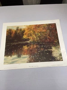 Art Print -“Only In Autumn” Signed & Numbered by Richard Earl Thompson- 28 x 22” - Picture 1 of 12