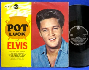 LP ELVIS PRESLEY - POT LUCK / GERMAN BLACK RCA LPM-2523 / 1st PRESS MONO - Imagen 1 de 8