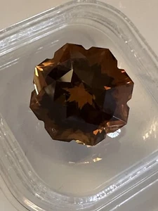 Top! VVS  17.53ct Cognac Quartz Natural Gemstone - Picture 1 of 24
