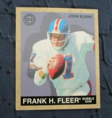 1996-97  FLEER GOUDEY FOOTBALL    JOHN ELWAY   #  15   DENVER BRONCOS - Image 1 of 4