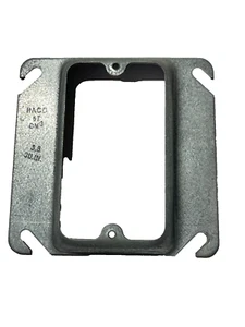 Raco Square Single Device Box Cover 4" - Picture 1 of 1