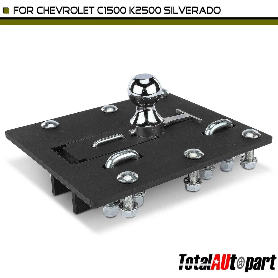 Enganche de remolque de bola plegable sobre cama para Chevrolet C1500 C2500 K2500 Foto 1 de 4