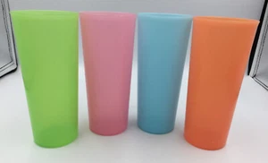 4 Tupperware 16 oz Tall Tumblers #5107 - Picture 1 of 5