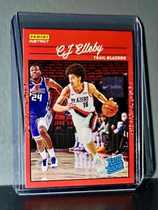 Carta retrò Rookie CJ Elleby 2020-21 Panini NBA #44 1/3558 Trail Blazers - Foto 1 di 2