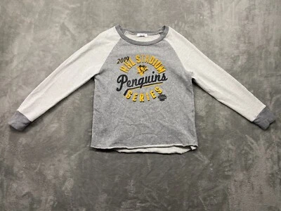 Pittsburgh Penguins Sweatshirt Women's Large Gray Teamwear 2019 NHL Stadium - Image 1 of 4