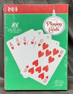 Wemco Jumbo Playing Cards 8X The Size Of A Regular Deck  - Picture 1 of 4