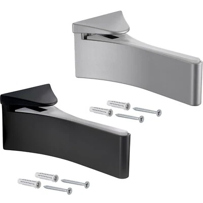 Supporto Per Mensola In Vetro Con Fissaggio A Muro In Legno 6-30 Mm - Immagine 1 di 4